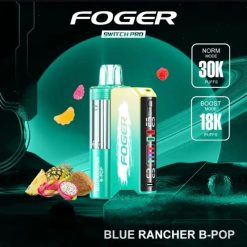 Foger Disposable Vape Blue Rancher B-Pop Foger Switch Pro 30K Disposable Vape (5%, 30000 Puffs)