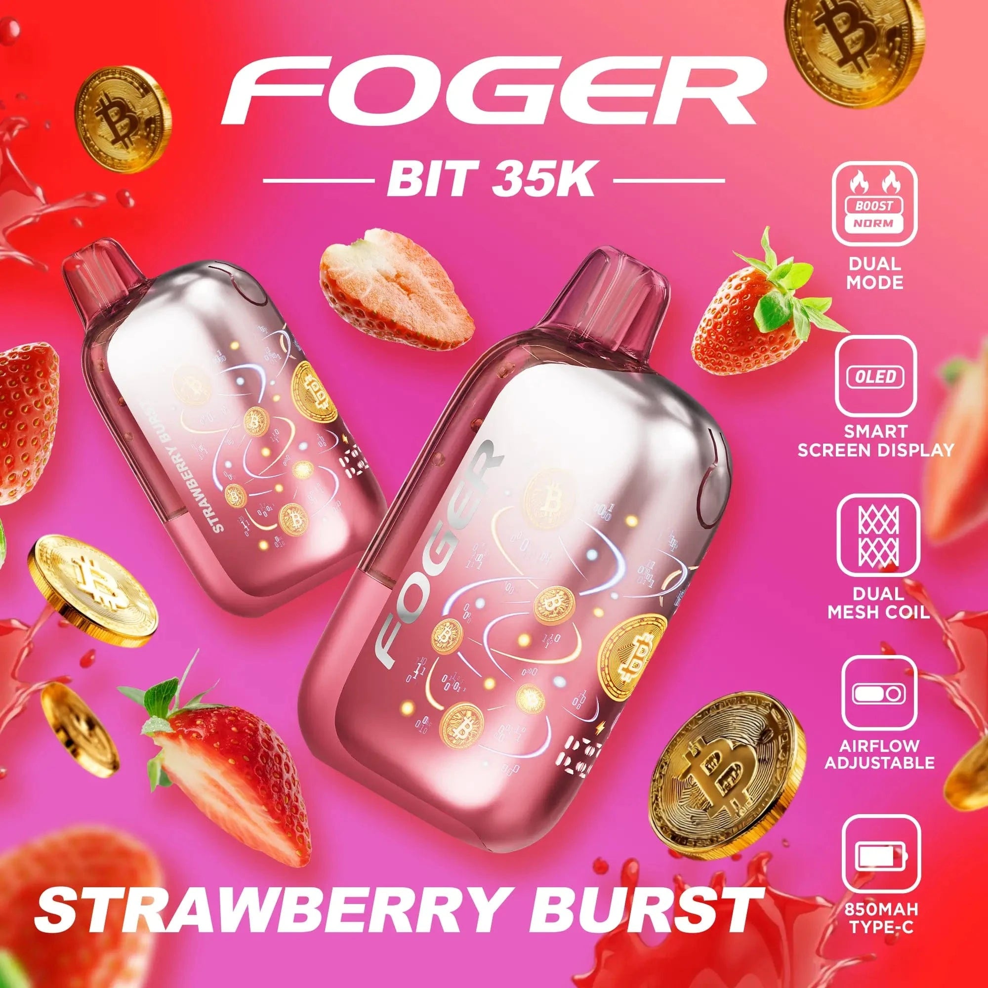 Foger Disposable Vape Foger Bit 35K Disposable Vape (5%, 35000 Puffs)