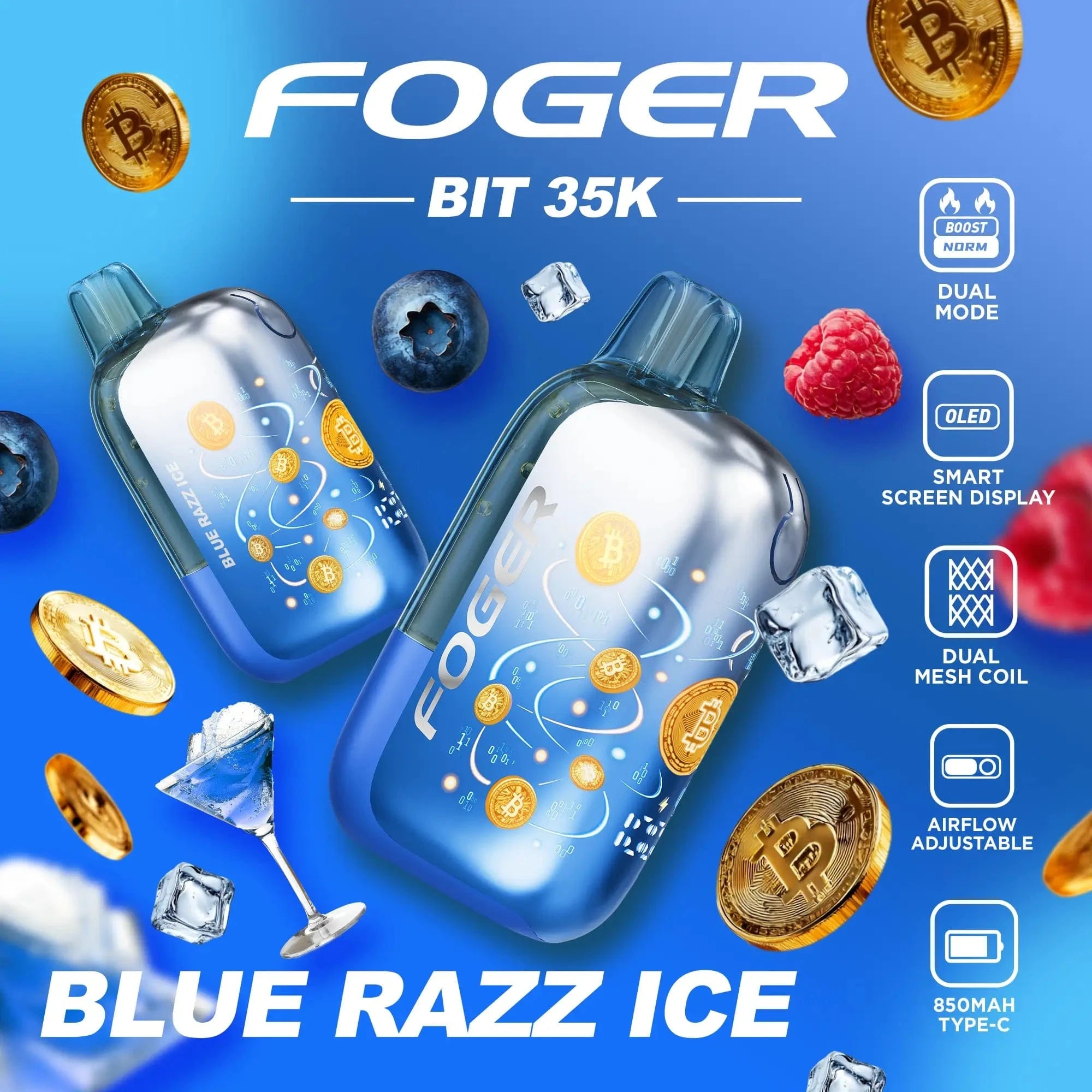Foger Disposable Vape Foger Bit 35K Disposable Vape (5%, 35000 Puffs)