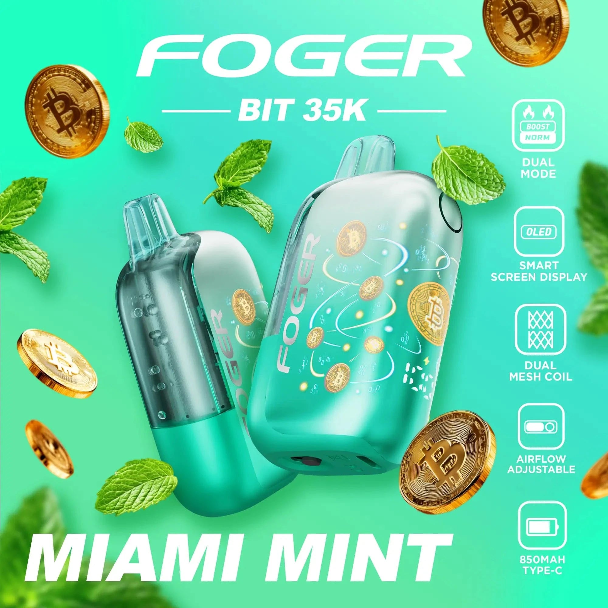 Foger Disposable Vape Foger Bit 35K Disposable Vape (5%, 35000 Puffs)