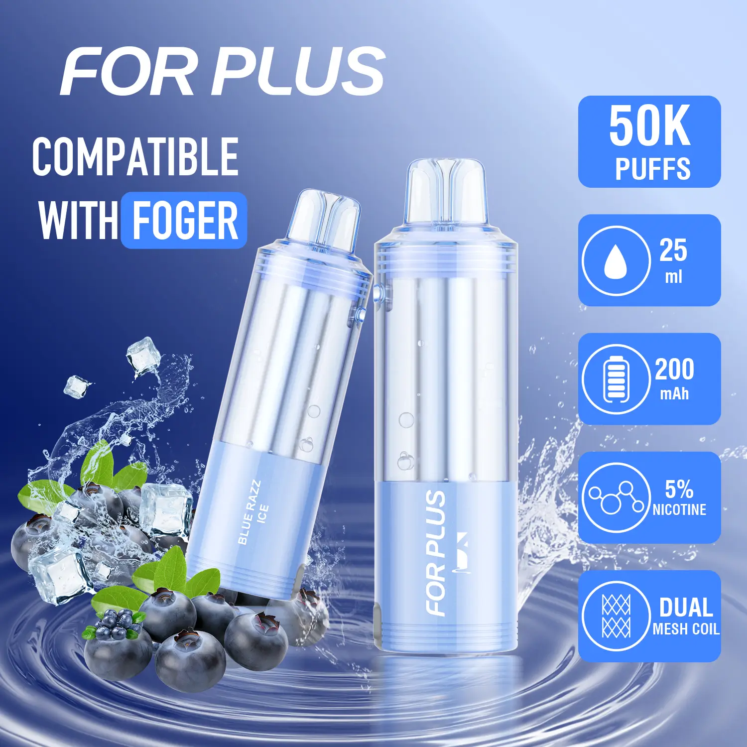 ⭐ For Plus 50K Pod for Foger Switch Pro 30K (25ml 5%) — 20% OFF | New User Wholesale Deals | Fast U.S. Shipping | Top-Rated 😍🔥 - Image 3