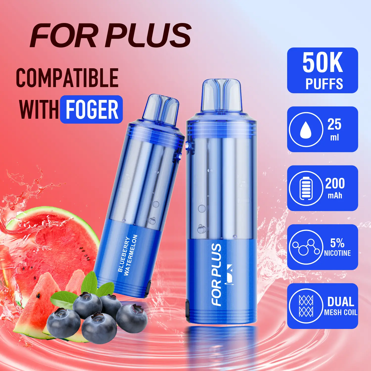 ⭐ For Plus 50K Pod for Foger Switch Pro 30K (25ml 5%) — 20% OFF | New User Wholesale Deals | Fast U.S. Shipping | Top-Rated 😍🔥 - Image 4