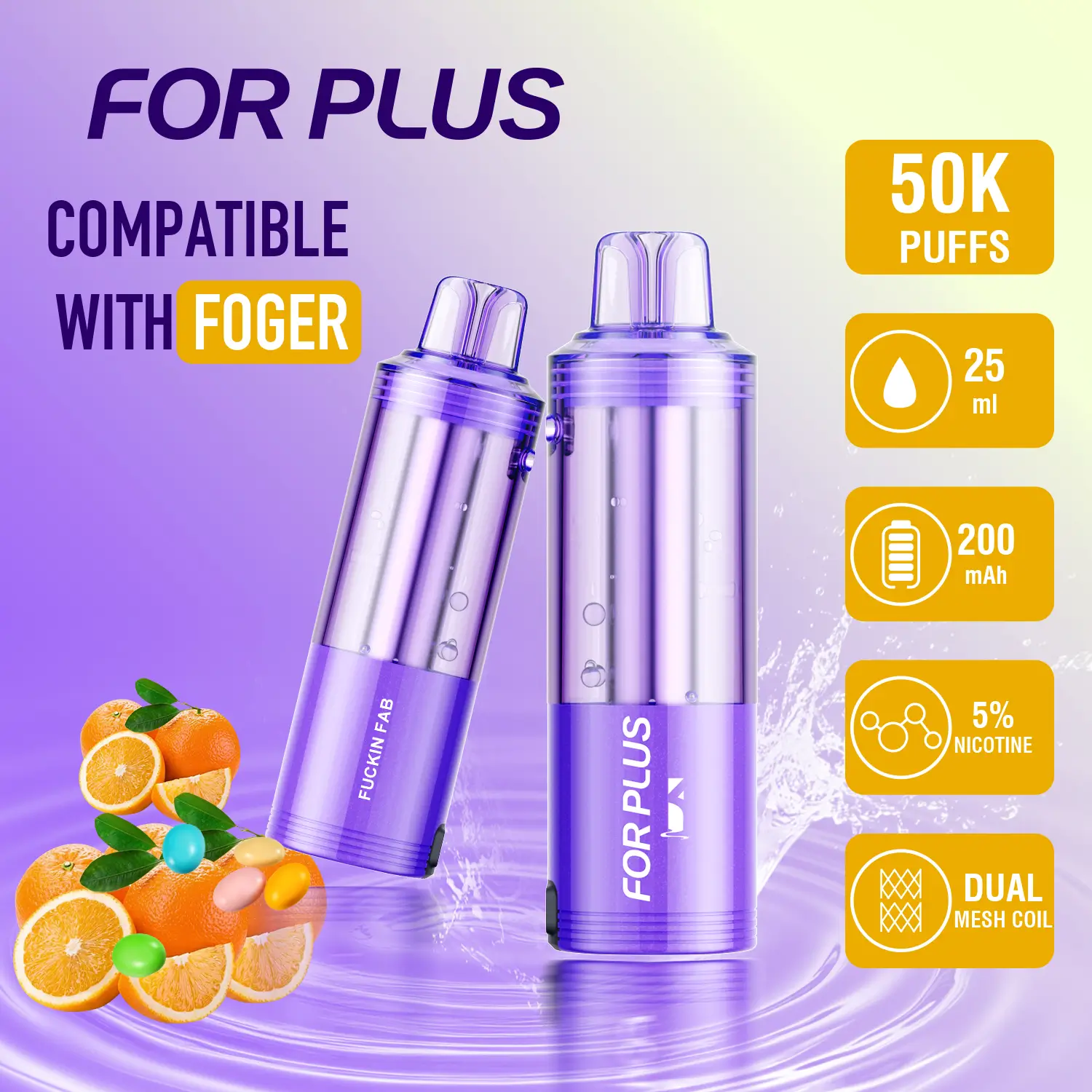 ⭐ For Plus 50K Pod for Foger Switch Pro 30K (25ml 5%) — 20% OFF | New User Wholesale Deals | Fast U.S. Shipping | Top-Rated 😍🔥 - Image 5