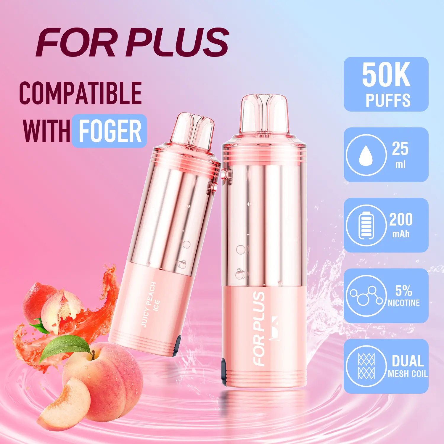 ⭐ For Plus 50K Pod for Foger Switch Pro 30K (25ml 5%) — 20% OFF | New User Wholesale Deals | Fast U.S. Shipping | Top-Rated 😍🔥 - Image 6