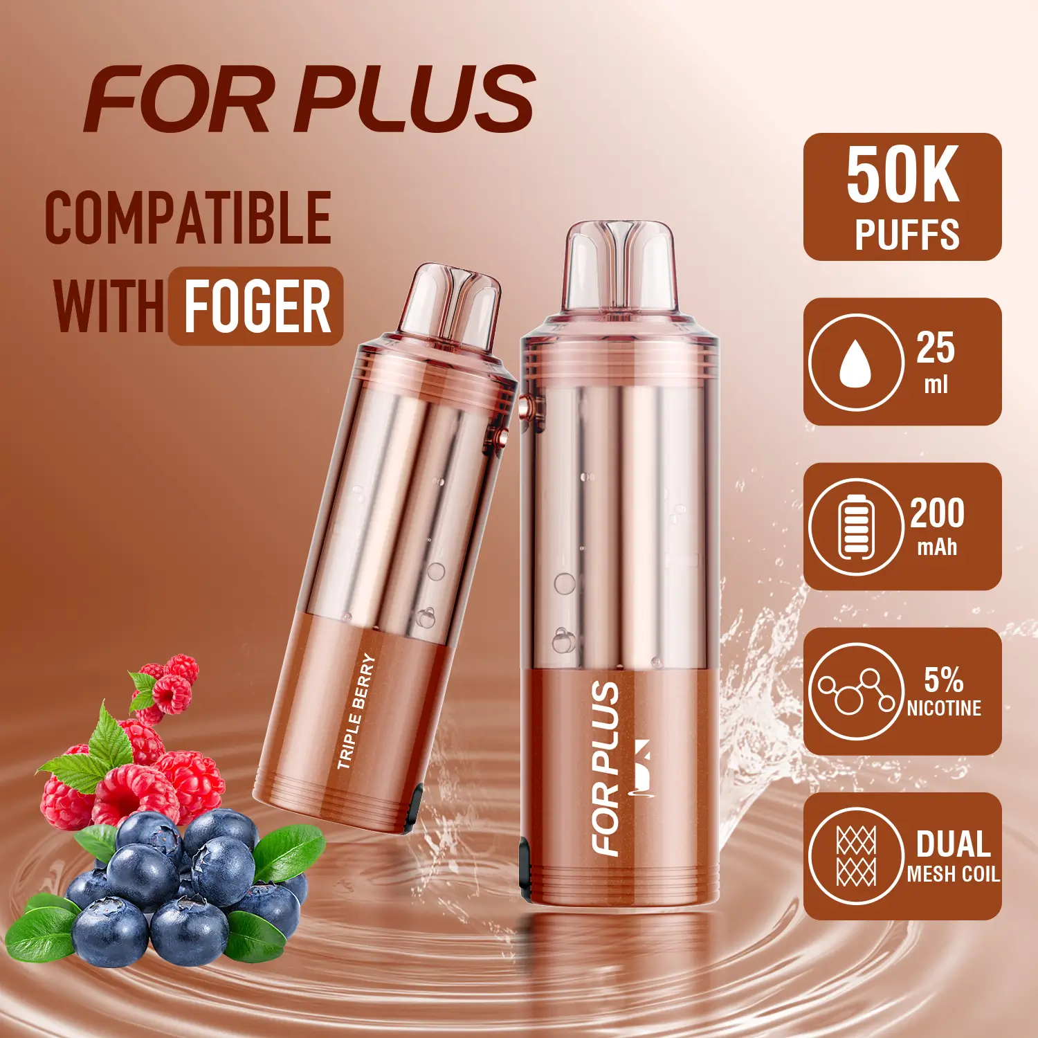⭐ For Plus 50K Pod for Foger Switch Pro 30K (25ml 5%) — 20% OFF | New User Wholesale Deals | Fast U.S. Shipping | Top-Rated 😍🔥 - Image 13